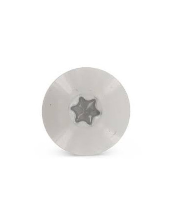 Vis de facade TORX T20 4.8X38 Diamètre de tête: 12.3 Inox A2 RAL7038
