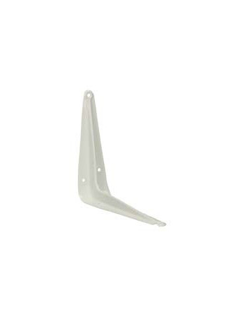 Equerre Etagère Acier brut Blanc 100X125X34