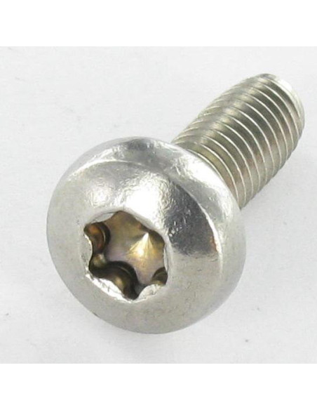 1 x Vis autotaraudeuse Tête cylindrique bombée TCB TORX T10 M3X8 Inox A2 microvis
