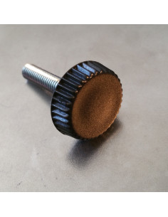 Bout Serrage nylon noir M6X38 Diamètre de tête: 20 2