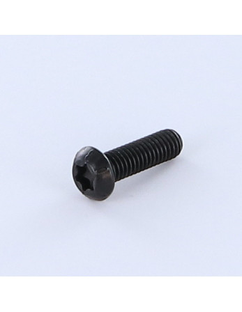Vis métaux Tête bombée TORX T25 M5X16 Classe 8.8 Acier zingué noir