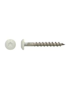 Vis Penture 4.5X35 TORX T20 Inox A4 RAL9010 blanc pur