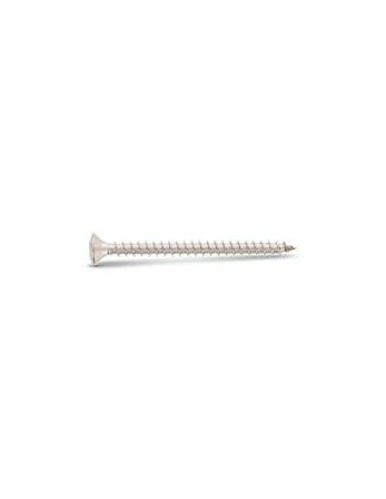 VBA Vis bois agglo Tête fraisée bombée TFB TORX T25 5X60 Filetée sur 36 Inox A4