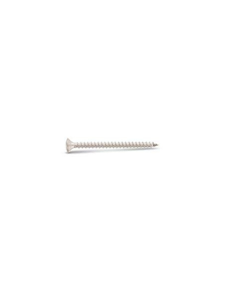 1 x VBA Vis bois agglo Tête fraisée bombée TFB TORX T25 5X60 Filetée sur 36 Inox A4