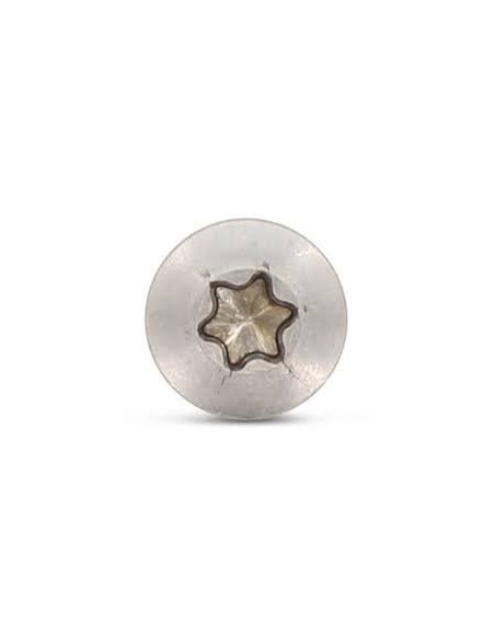 1 x VBA Vis bois agglo Tête fraisée bombée TFB TORX T25 5X60 Filetée sur 36 Inox A4