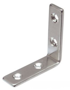 Equerre 61X61X15 4 Trous Inox A2