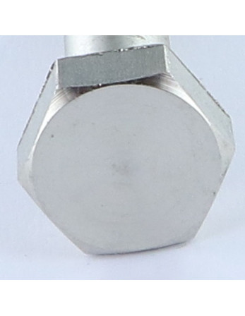 Corps de boulon filetage partiel Inox A2 Tête hexagonale TH M10X46 Filetée sur 15