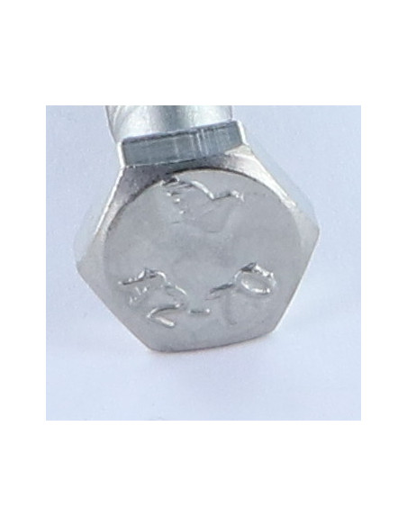 1 x Corps de boulon filetage partiel Inox A2 Tête hexagonale TH M6X30