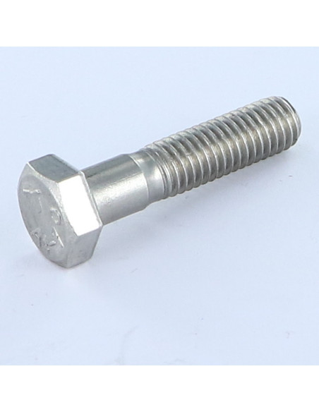 1 x Corps de boulon filetage partiel Tête hexagonale TH M8X30 Inox A4
