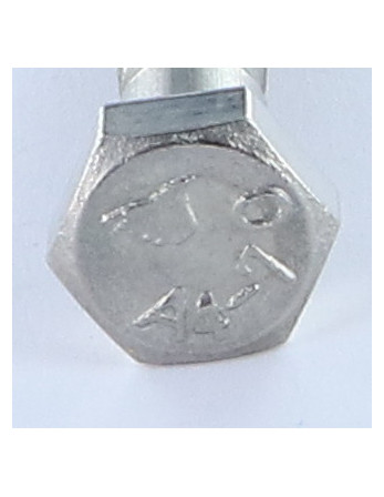 Corps de boulon filetage partiel Tête hexagonale TH M8X30 Inox A4