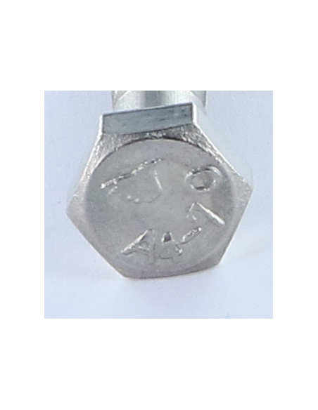 1 x Corps de boulon filetage partiel Tête hexagonale TH M10X50 Inox A4