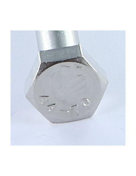 1 x Corps de boulon filetage partiel Tête hexagonale TH M6X60 Inox A4