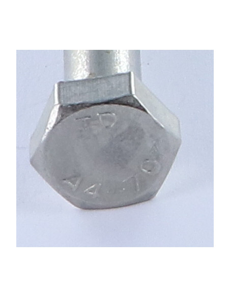 1 x Corps de boulon filetage partiel Tête hexagonale TH M18X100 Inox A4