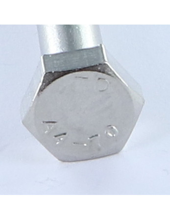 Corps de boulon filetage partiel Tête hexagonale TH M6X90 Inox A4