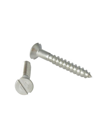 Vis bois Inox A2 Tête fraisée Fendue 2.5X16 microvis