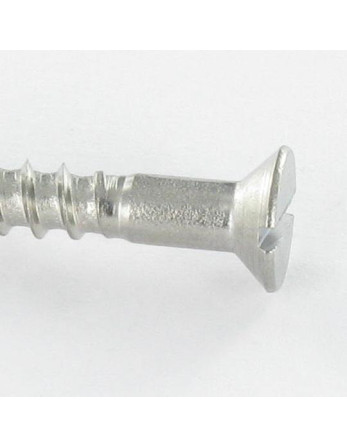 Vis bois Inox A2 Tête fraisée Fendue 2.5X16 microvis