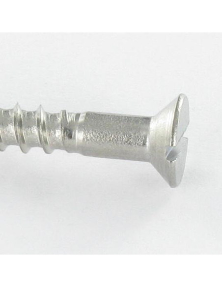 1 x Vis bois Inox A2 Tête fraisée Fendue 2.5X16 microvis