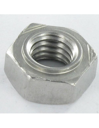 Ecrou Hexagonal HU à souder Inox A2 M16