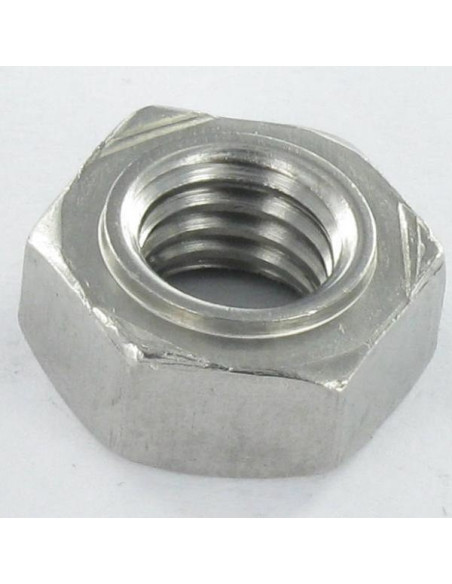 1 x Ecrou Hexagonal HU à souder Inox A2 M16