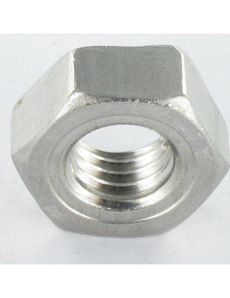 1 x Ecrou hexagonale à souder Inox A2 M3