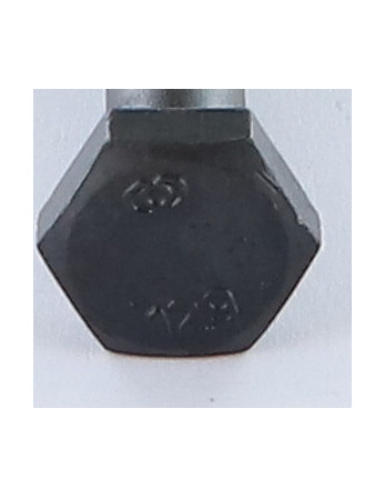 Corps de boulon filetage partiel Tête hexagonale TH M8X50 Classe 12.9 Acier brut