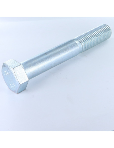 1 x Corps de boulon filetage partiel Tête hexagonale TH M24X320 Classe 8.8 Acier zingué