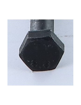Corps de boulon filetage partiel Tête hexagonale TH M8X120 Classe 8.8 Acier brut