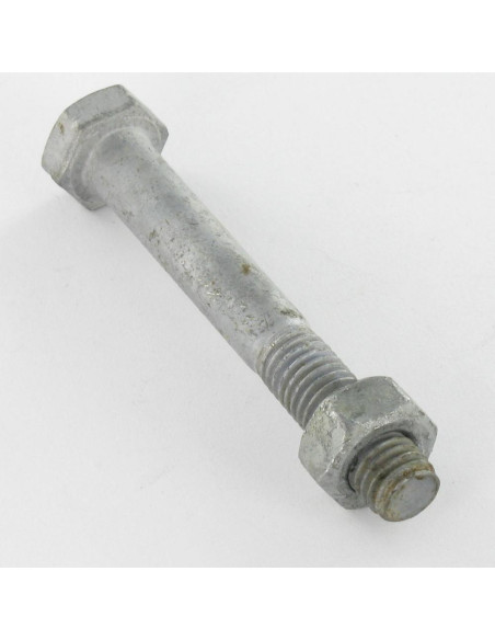 1 x Boulon (vendu avec Ecrou) Tête hexagonale TH M16X60 Classe 8.8 Forte tenue à la corrosion Acier galvanisé