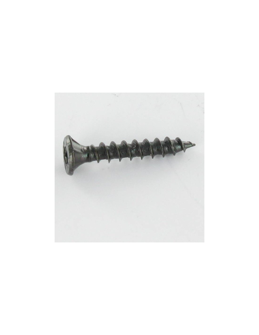 Lot De 10 Vis Penture Torx 6x30 Mm - Tête Fraisée Bombée, Zingué Noir - Marque Fixpro - Neuf Sous Blister