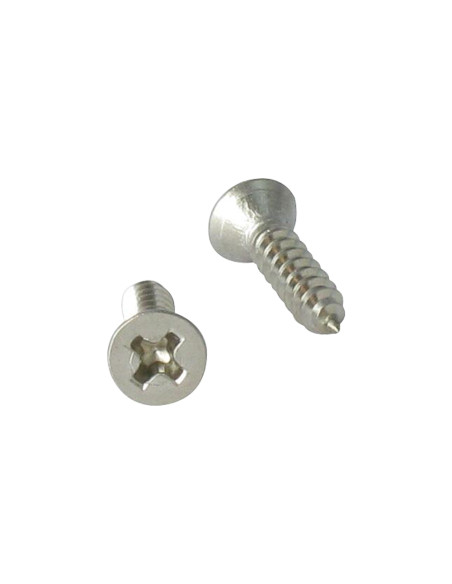 1 x Vis tôle Tête fraisée Phillips 3.5X25 Inox A2 RAL9005 noir foncé