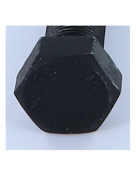 1 x Vis métaux Tête hexagonale TH M20X50 Classe 10.9 Filetage total Pas fin Pas de 150 Acier brut