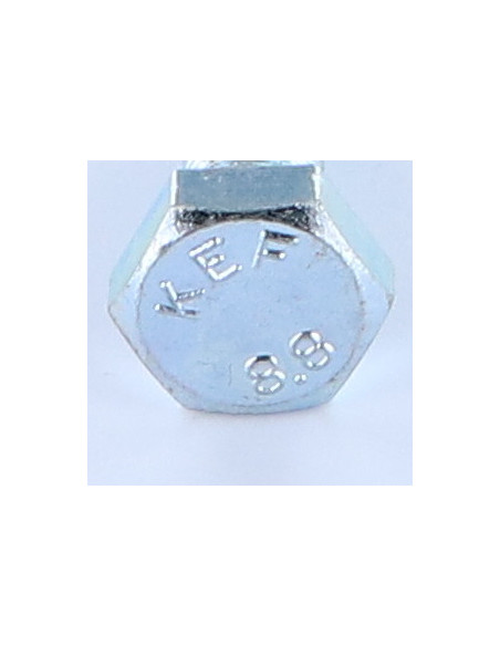 1 x Vis métaux Tête hexagonale TH M14X30 Filetage total Classe 8.8 Pas fin Pas de 150 Acier zingué