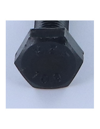 Vis métaux Tête hexagonale TH M12X40 Classe 10.9 Filetage total Pas fin Pas de 125 Acier brut