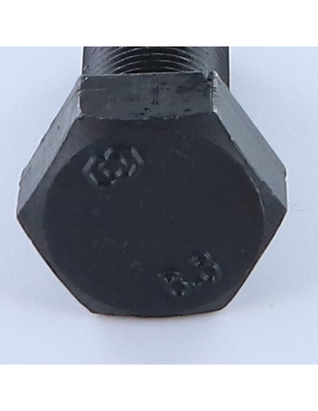 1 x Vis métaux Tête hexagonale TH M20X50 Filetage total Classe 8.8 Pas fin Pas de 150 Acier brut