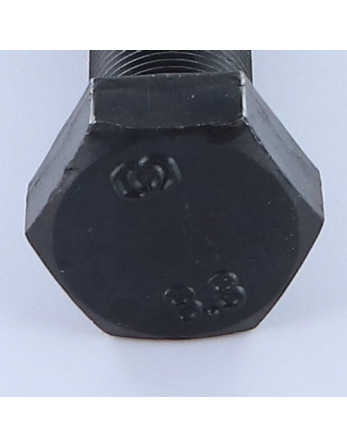 Vis métaux Tête hexagonale TH M20X50 Filetage total Classe 8.8 Pas fin Pas de 150 Acier brut