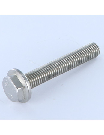 Vis métaux Tête hexagonale TH Embase lisse M10X50 Inox A2
