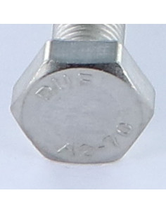Vis métaux Tête hexagonale TH M10X60 Pas fin Pas de 125... 2
