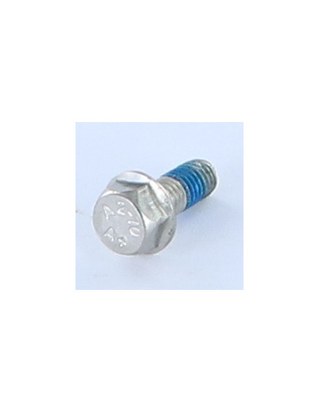 1 x Vis métaux Tête hexagonale TH Embase lisse M5X12 Inox A2 Frein filet