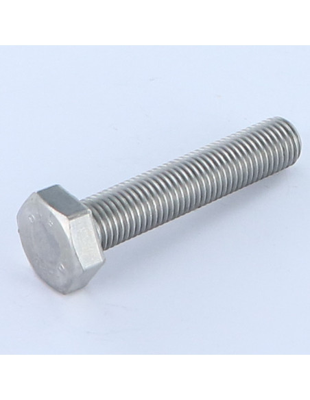1 x Vis métaux Tête hexagonale TH M10X20 Pas fin Pas de 125 Inox A2