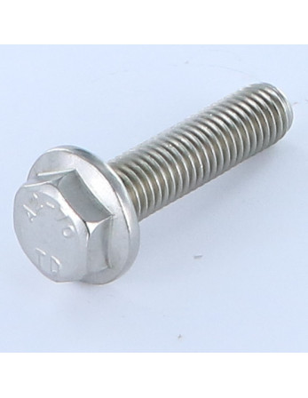 Vis métaux Tête hexagonale TH Embase lisse M8X25 Inox A2
