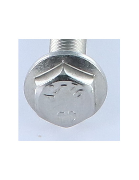 1 x Vis métaux Tête hexagonale TH Embase lisse M10X35 Inox A2