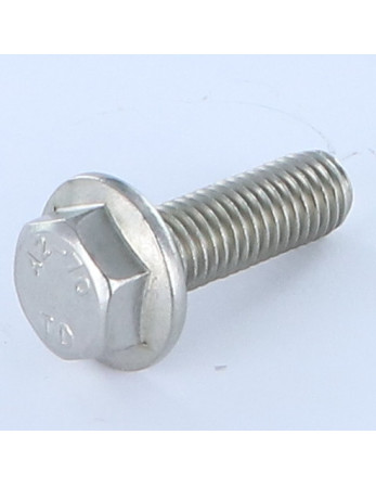 Vis métaux Tête hexagonale TH Embase lisse M10X20 Inox A2