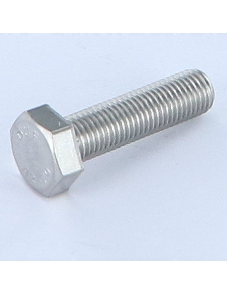 1 x Vis métaux Tête hexagonale TH M8X50 Pas fin Pas de 100 Inox A2