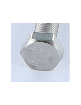 Vis métaux Tête hexagonale TH M8X50 Pas fin Pas de 100 Inox A2