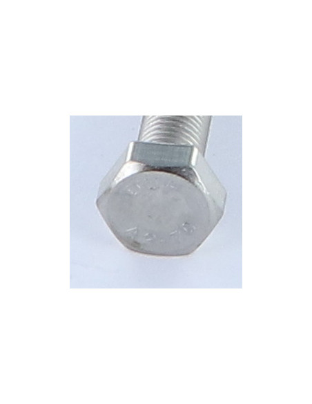 1 x Vis métaux Tête hexagonale TH M8X50 Pas fin Pas de 100 Inox A2