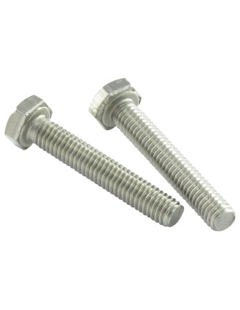 Vis métaux Tête hexagonale TH M16X40 Pas fin Pas de 150 Inox A2