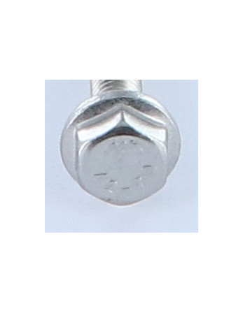 Vis métaux Tête hexagonale TH Embase lisse M6X25 Inox A2