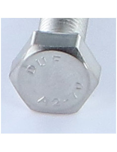 Vis métaux Tête hexagonale TH M8X35 Pas fin Pas de 100... 2