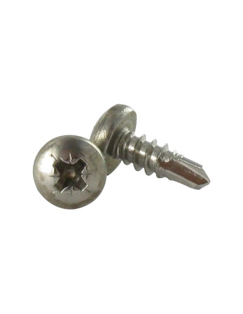 Vis autoperceuse Inox A2 Tête cylindrique bombée TCB Pozi 4.8X13