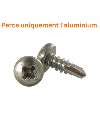 Vis autoperceuse Inox A2 Tête cylindrique bombée TCB Pozi 2.9X13